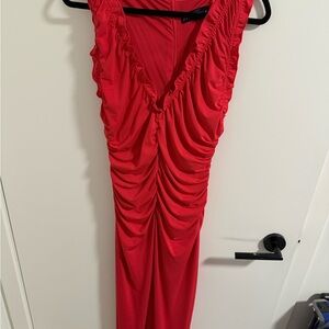 Zara Vibrant Red Dress